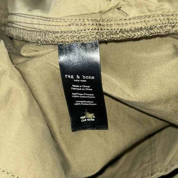 Rag & Bone Field Cotton Jogger In Dark Olive Green Size 26 - Picture 9 of 10